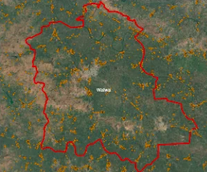 Walwa Shop Density Map